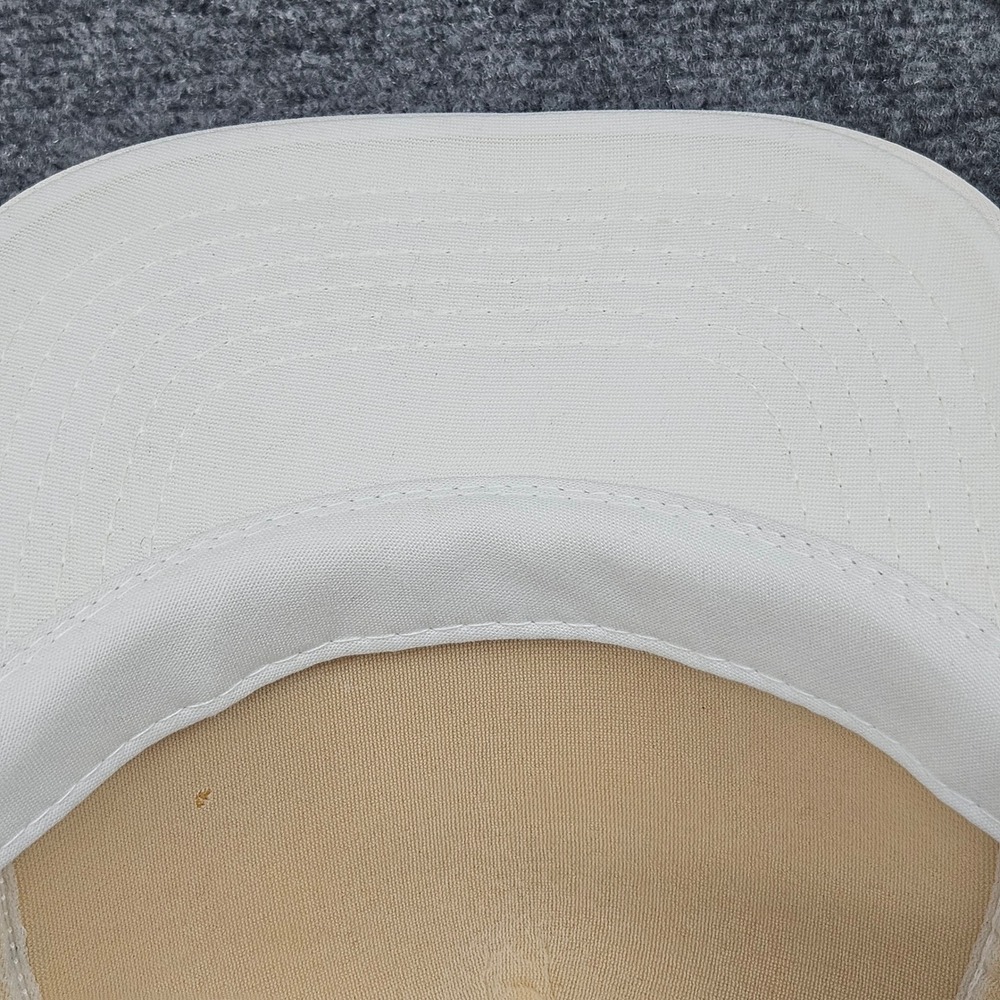 Vintage 90s Magnum‎ Trucker Hat White Red Mesh Snapback Foam Front Streetwear - Picture 5 of 6